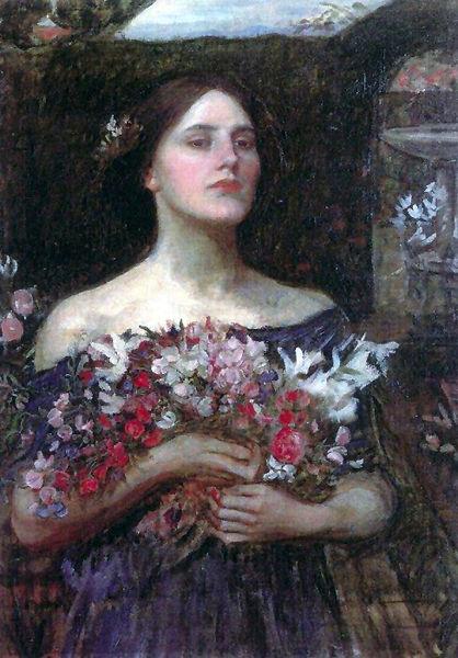 John William Waterhouse Gather Ye Rosebuds, or, Ophelia